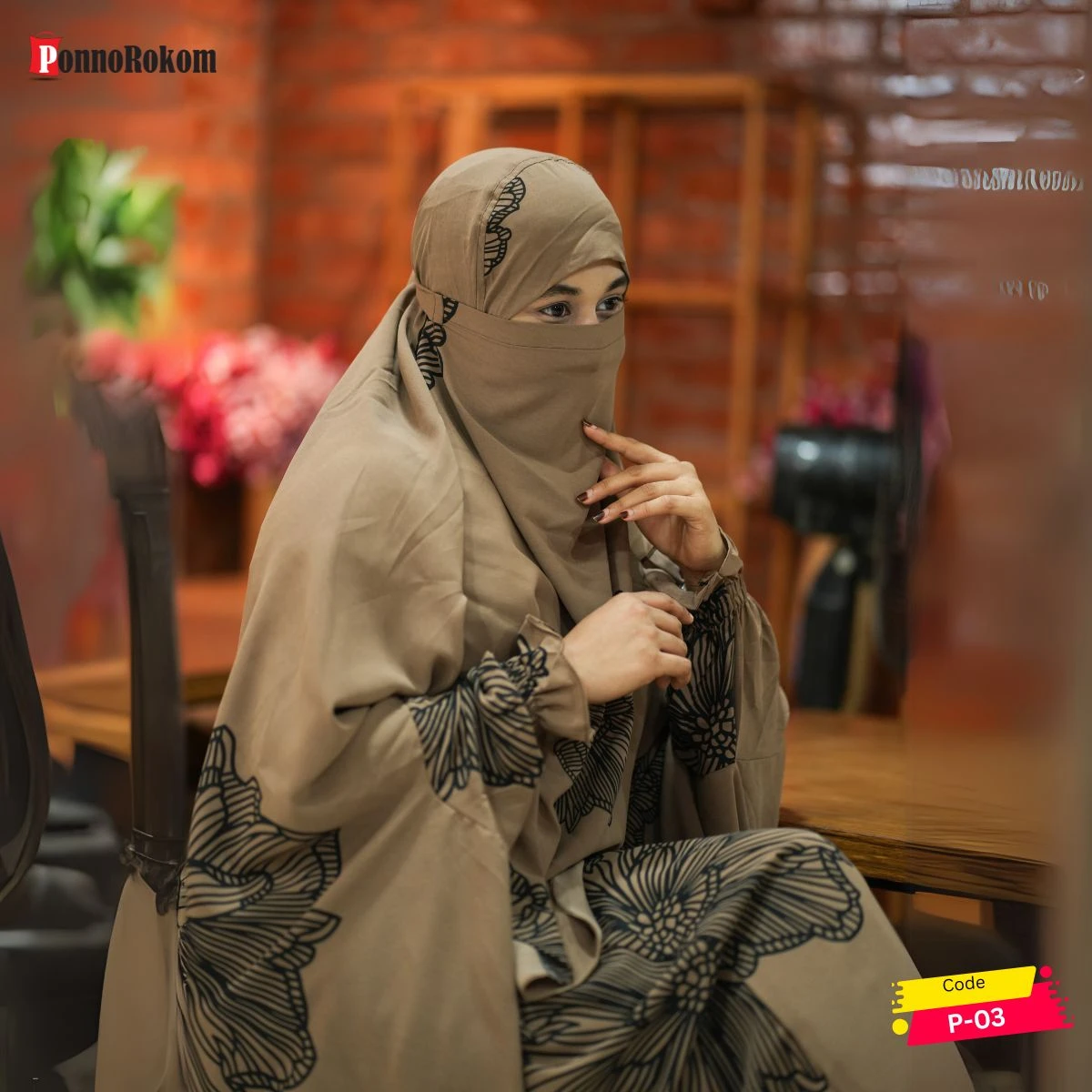 Luxary Khimar Set P-03