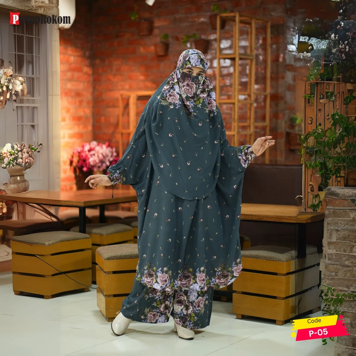 Luxary Khimar Set P-05