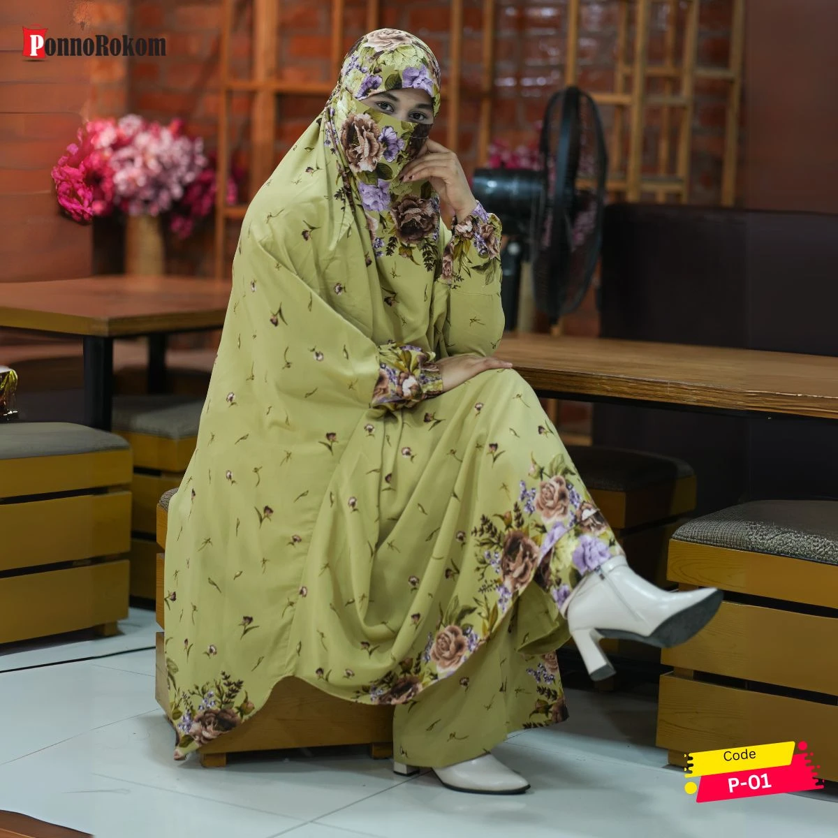 Luxary Khimar Set P-01