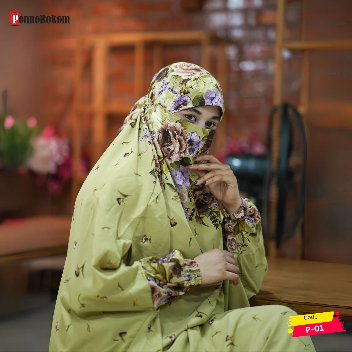 Luxary Khimar Set P-01
