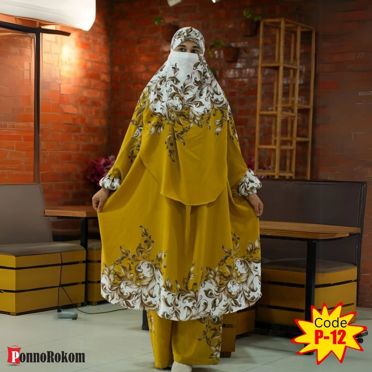 Luxary Khimar Set P-12