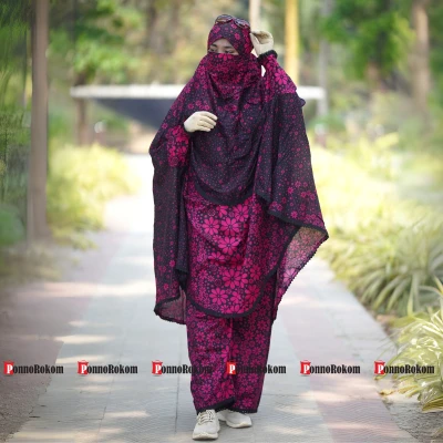 নামাজের জন্য খিমার ও প্লাজু সেট -৫৭৪