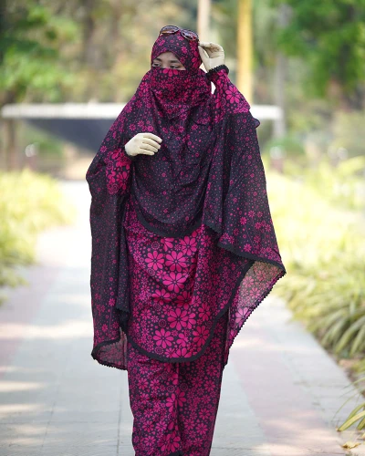 নামাজের জন্য খিমার ও প্লাজু সেট -৫৭৪
