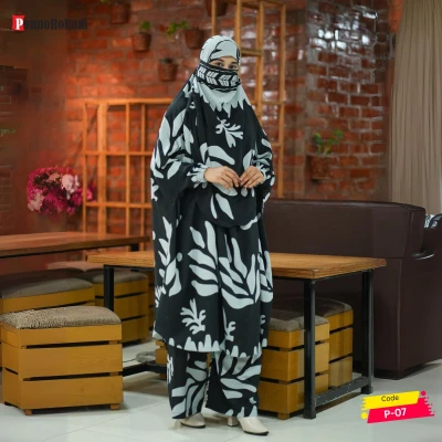 Luxary Khimar Set P-07